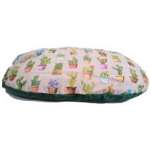 Matelas ovale Alvero avec imprimé Cactus 90 cm Offre exclusive