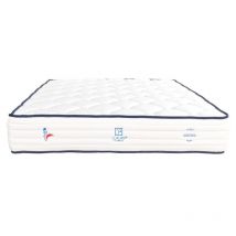 Matelas Patriote, 27cm, Ressorts Ensachés, mousse haute densité, indépendance du couchage, face été/hiver, 180x200cm