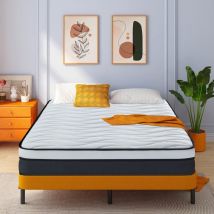 Yidatong - Matelas Perfect Sleep 90x190 cm - Ép 25cm - Multicouches Extra Confort 7 Zones - Respirante - Matelas Ergonomique - literie de luxe