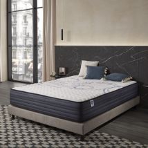 Naturalex - Matelas Dream Komfort 160x200 cm - Technologie Blue Latex et mousse hr à mémoire de forme - Réversible - 7 zones - Épais 30 cm