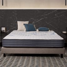 Matelas Dream Komfort 80x190 cm - Technologie Blue Latex et mousse hr à mémoire de forme - Réversible - 7 zones - Équilibré