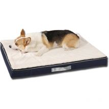 Tuserxln - Matelas pour grand chien avec housse amovible lavable en mousse à mémoire de forme orthopédique imperméable antidérapant fond