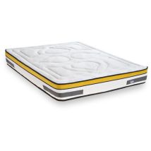 Maison Aubertin - Matelas Aubertin Ressorts Ensachés Accueil Mémoire De Forme - 24cm - 160 X 200 Cm