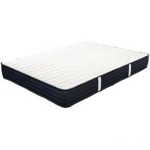 Visiodirect - Matelas réversible nora, King Size, 180x200 cm, en mousse mémoire de forme haute adaptabilité et ergonomique, indépendance du couchage,