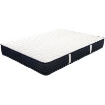 Matelas réversible nora, Queen Size, 160x200 cm, en mousse mémoire de forme haute adaptabilité et ergonomique, indépendance du couchage, épaisseur