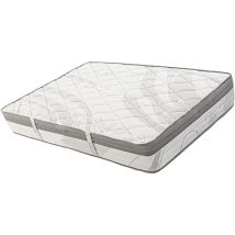 Matelas réversible sila 180x200 cm , avec face été/hiver en mousse mémoire de forme, ferme, indépendance du couchage, épaisseur 26cm