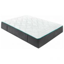 Matelas et ressorts Visco Green Therapy 26 cm extra ferme 150x200 cm