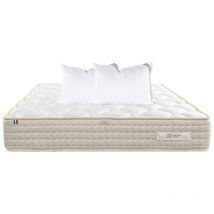 Matelas Sublime, 20 cm, mousse haute densité, ferme, face été/hiver + oreiller, 140x190cm