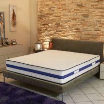 Provence Literie - Matelas Très Epais 28,5 cm 140x200 Ferme - 7 Zones de Confort - ame rembourrage 100 % polesther - âme 100 % polyuréthane poli