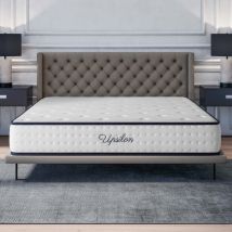 Naturalex - Matelas Upsilon 160x200 Ressorts Ensachés - Épais 24 cm - Mi-Ferme