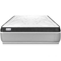 VITALIT – Matratze Vital Ergo 120 x 190 cm – 26 cm Höhe – 7 Komfortzonen – Atmungsaktiver Bezug – Memory-Schaum