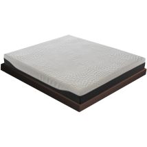 matelas à ressorts ensachés, mousse à mémoire de forme, hauteur 25 cm, orthopédique, élastique et indéformable, 13 zones de confort 120x190