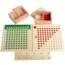 Lts Fafa - Matematica Giocattoli Educativi Montessori Matematica Scheda di Moltiplicazione del Materiale