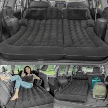 Gojoy - Materassino gonfiabile, letto gonfiabile auto suv Van sedile posteriore materasso campeggio letto letto letto con pompa letto ad aria pompa