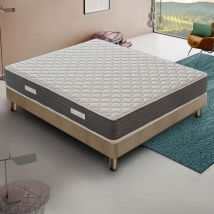 Ilovesleep - Materasso 140x190 Molle insacchettate e Memory Foam - Altezza 30 - 4 cm memory Foam