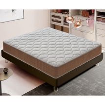 Ilovesleep - Materasso 80x200 1600 molle insacchettate e memory foam a 9 zone differenziate - alto 25cm - Ortopedico - Anatomico - Antibatterico