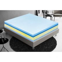 Ilovesleep - Materasso 140x200 in memory Foam – Alto 25 cm – 11 zone differenziate – 5cm memory – Ortopedico – Sfoderabile