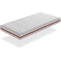 Materasso 70X160 LETTO BAMBINI Altezza 18 CM NUKA, Schiuma, sfoderabile, rivestimento igienico, ideale per letti estraibili e tipo Montessori