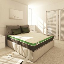 Baldiflex - Materasso 1600 Molle e Memory 5 cm Energy Matrimoniale misura 160x190 cm