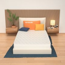 Miasuite - Materasso alla Francese a Molle 140x200, altezza 24 cm - Molle Bonnel, Box System, Traspirante Smeraldo