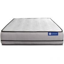 Matelas actiflex 90x200cm ressorts ensaches 3zones de confort