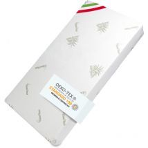 Materasso Lettino 60x125 cm Spessore 16 cm, oeko-tex e CertiPUR Materasso Culla Bambino per Lettino Neonati, Fodera in Aloe Vera Sfoderabile e
