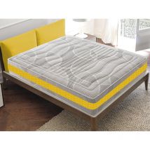 Materassiedoghe - Materasso 'Eolie' in memory foam 3cm a 11 Zone Differenziate 140x190