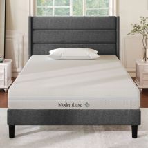 Wishdor - Materasso 90x200 cm, spessore 16-17 cm, con maniglie e rivestimento lavabile trapuntato in fibra climatica, bianco