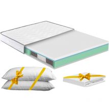 Dormidea - Materasso Memory e Molle Matrimoniale Extra Large 180x195 cm H25 Dispositivo Medico 1 Deluxe