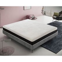 Materassiedoghe - materasso a molle insacchettate, memory foam, alto 25 cm, ortopedico, elastico e indeformabile, 13 zone di comfort 160x200