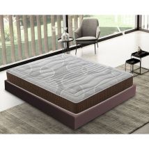 Materassiedoghe - Materasso in Memory Foam - 13 Zone di Comfort - Alta densità - Reversibile - Ortopedico - Rigidità H3 80x190