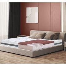 The White Stone - Materasso in Memory Foam 135 x 175 Altezza 27 cm Tessuto Anallergico e Traspirante Proprietà Ortopediche e Automodellanti