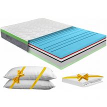 Dormidea - Materasso Memory 1 piazza e mezzo 130x200 cm H26 Dispositivo Medico 1 Supreme