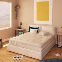 Baldiflex - Materasso Memory Foam 4 Strati Alto 23 cm Super Top Matrimoniale misura 180x200 cm