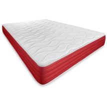 Duérmete Online - Materasso Viscoelastico Lite Reversibile Solido E Confortevole Molto Traspirante Lato Inverno/estate, Bianco, 140 X 190 Cm