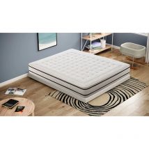 Materassiedoghe - Materasso 'Jesolo' a 1600 Molle Insacchettate Indipendenti con memory foam 7 Zone Differenziate 120x200