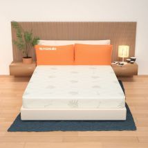 Miasuite - Materasso Trestrati Matrimoniale 165x200, alto 22 cm - Memory, Gel Relaxa, Sfoderabile, Rivestimento Aloe Vera Lupin iii