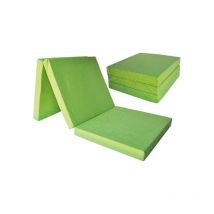 Materasso ospite extra spesso - verde - materasso da campeggio - materasso da viaggio - materasso pieghevole - 195 x 80 x 15