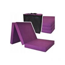 Viking Choice - Materasso ospite extra spesso - viola - materasso da campeggio - materasso da viaggio - materasso pieghevole - 195 x 80 x 15