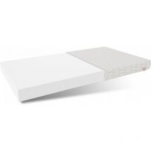 Viking Choice - Materasso schiumato a freddo bianco 160x200 cm H3 con fodera in tessuto ticchettante