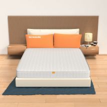 Miasuite - Materasso Matrimoniale 165x200, Alto 18 cm - Waterfoam, Anallergico, Antiacaro Smart H18