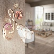 Matilde Applique in Ferro Battuto Stile Rustico Arte Povera