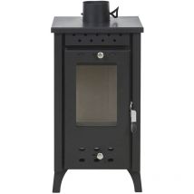 Matilde - Holzofen 7,7 Kw 33x38,5xH74 cm, schwarz