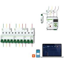 Matis - BPM3510-200 – Stromverbrauchszähler Tuya – Smart Energiemessgerät für Haus & Wohnung, Appfähig 3Pol 200A