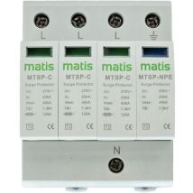 Spd+npe Überspannungsschutz Blitzschutz Kombiableiter Typ c (T2) - Matis