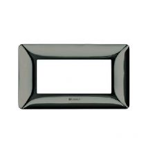 Matix plate 4 modules polished chrome colour am4804gcr - Bticino