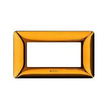 Matix placca 4 modules gold color lucid am4804gor