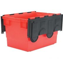 Matlock 68L HD Euro Nesting Bin Red/Black comes with Lid