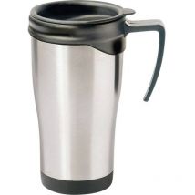 Interpräsent Tazza termica Acciaio inox (spazzolato), Nero 0.4 l 4100 - Mato