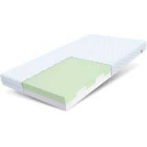 Matratze 140x200 Kaltschaum monza 7 Zonen Polyurethanschaum hr Schaum H3 15 cm jersey